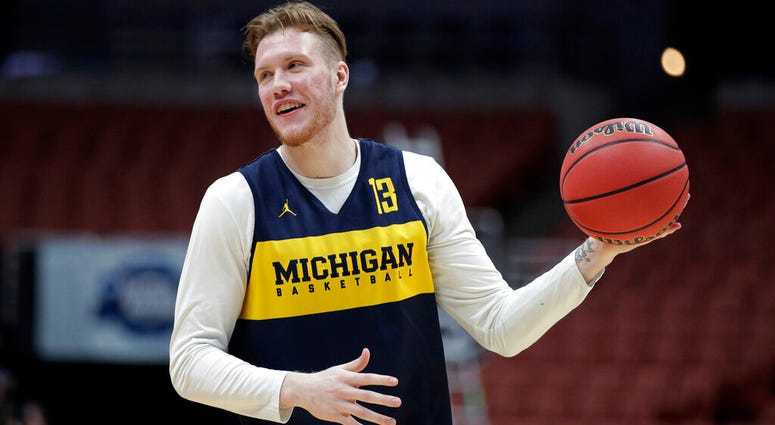 Michigan's Ignas Brazdeikis Michigan's Ignas Brazdeikis
