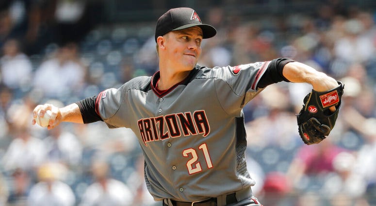 Arizona Diamondbacks' Zack Greinke Arizona Diamondbacks' Zack Greinke