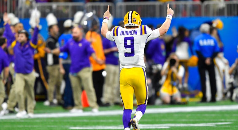 LSU quarterback Joe Burrow LSU quarterback Joe Burrow