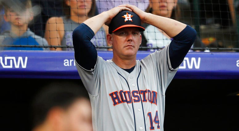 Houston Astros manager AJ Hinch Houston Astros manager AJ Hinch