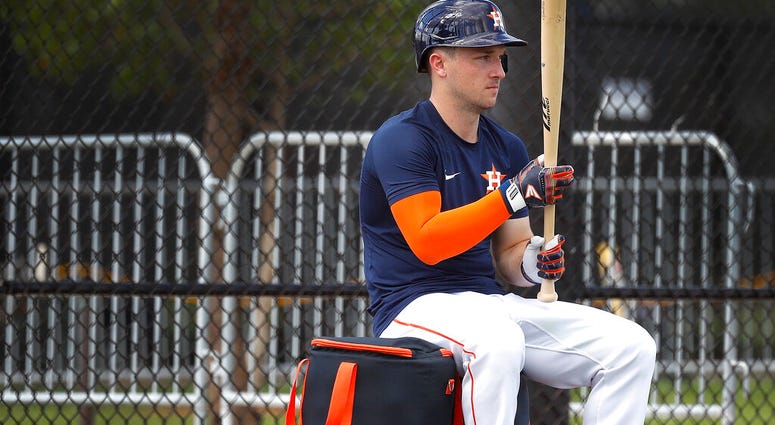 Houston Astros infielder Alex Bregman Houston Astros infielder Alex Bregman