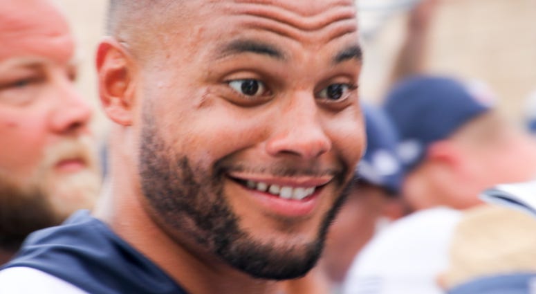 Dak Prescott At 2018 Dallas Cowboys Training Camp Dak Prescott At 2018 Dallas Cowboys Training Camp