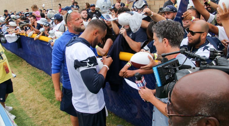 Dak Prescott At 2018 Dallas Cowboys Training Camp Dak Prescott At 2018 Dallas Cowboys Training Camp