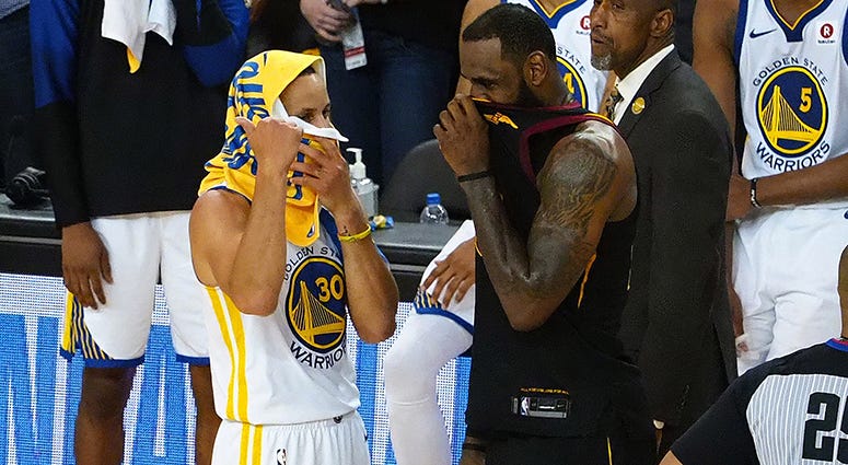 Stephen Curry and LeBron James Stephen Curry and LeBron James