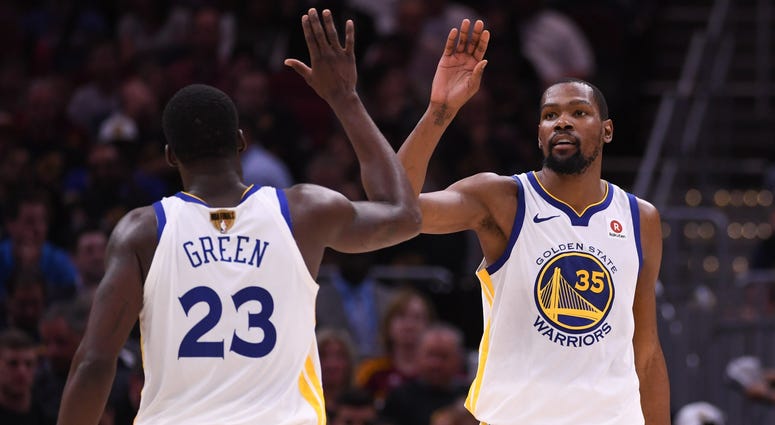 Kevin Durant and Draymond Green Kevin Durant and Draymond Green