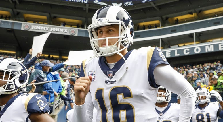 Los Angeles Rams quarterback Jared Goff Los Angeles Rams quarterback Jared Goff