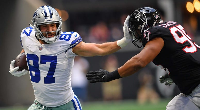Dallas Cowboys tight end Geoff Swaim Dallas Cowboys tight end Geoff Swaim