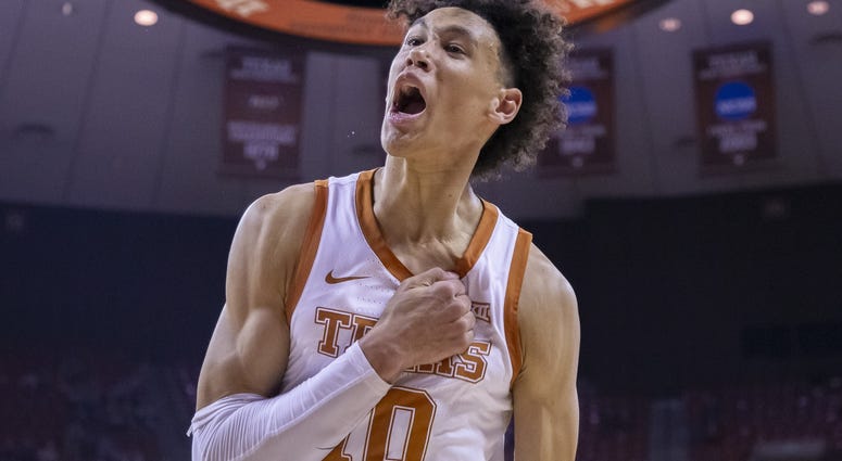 Texas Longhorns forward Jaxson Hayes Texas Longhorns forward Jaxson Hayes