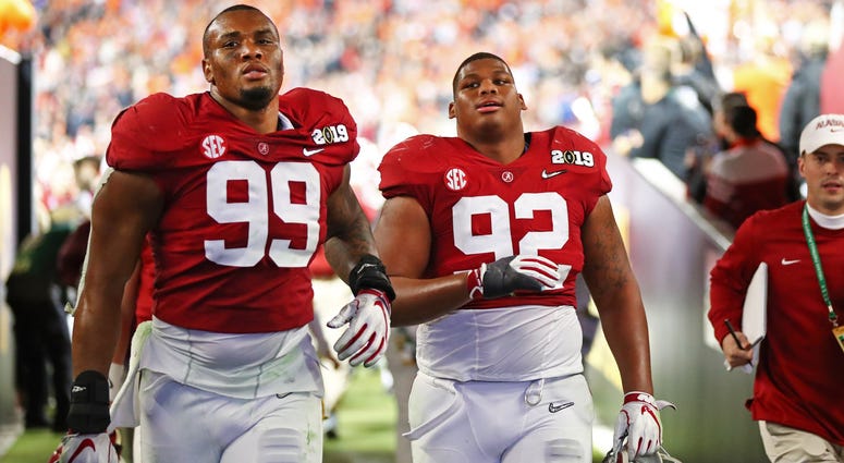 Alabama Crimson Tide defensive lineman Quinnen Williams Alabama Crimson Tide defensive lineman Quinnen Williams