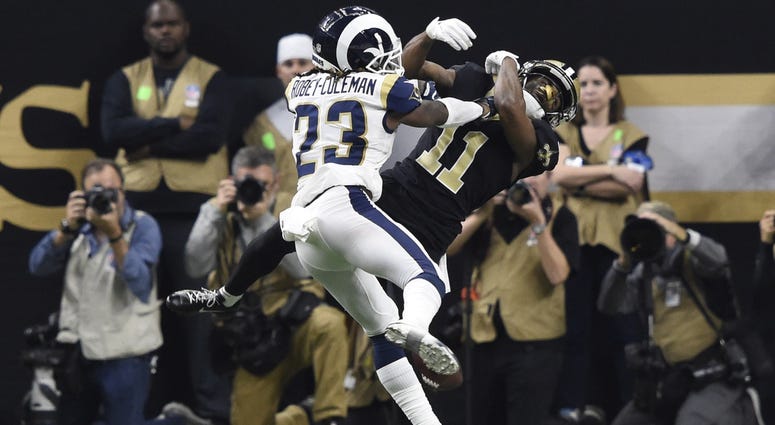 Los Angeles Rams defensive back Nickell Robey-Coleman Los Angeles Rams defensive back Nickell Robey-Coleman