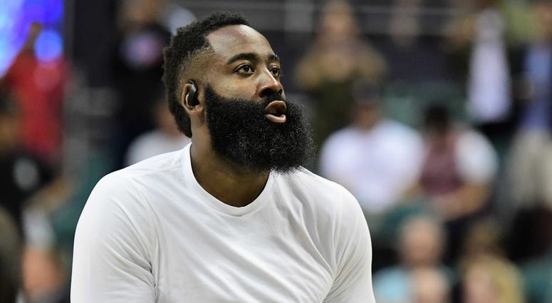 Houston Rockets guard James Harden Houston Rockets guard James Harden