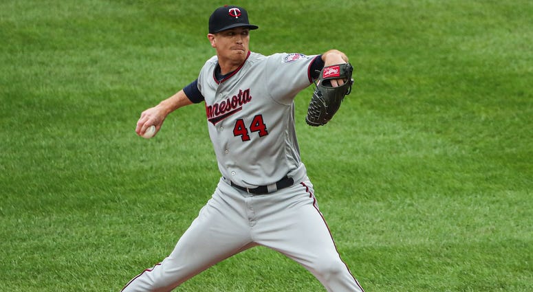 Minnesota Twins starting pitcher Kyle Gibson Minnesota Twins starting pitcher Kyle Gibson
