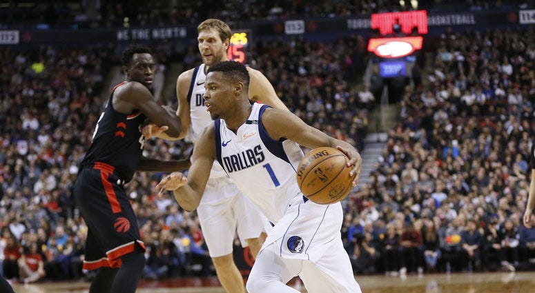 Dallas Mavericks guard Dennis Smith Jr. Dallas Mavericks guard Dennis Smith Jr.
