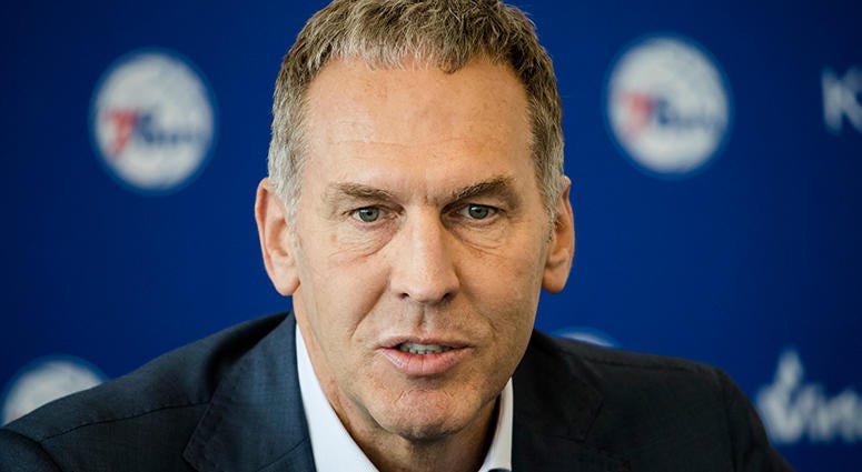 Philadelphia 76ers general manager Bryan Colangelo Philadelphia 76ers general manager Bryan Colangelo