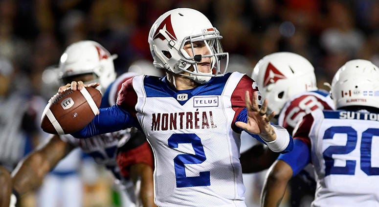 Johnny Manziel, Montreal Alouettes Johnny Manziel, Montreal Alouettes