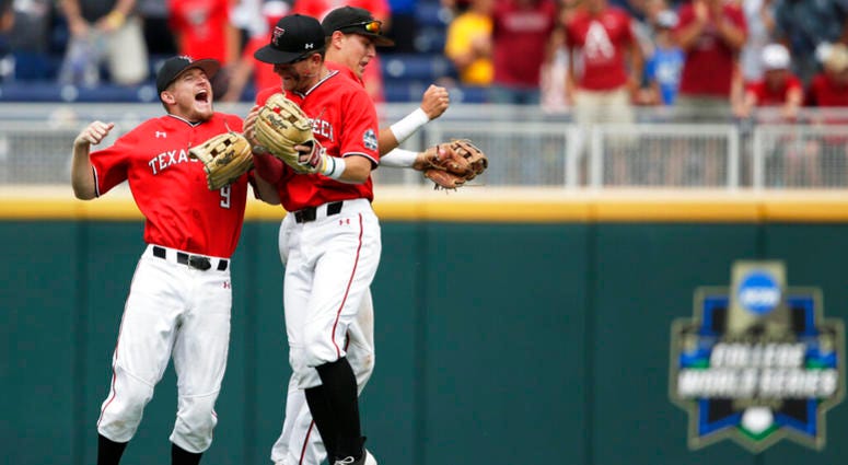 College World Series: Texas Tech vs Arkansas College World Series: Texas Tech vs Arkansas