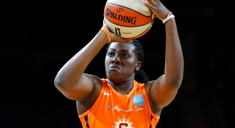 Connecticut Sun's Shekinna Stricklen Connecticut Sun's Shekinna Stricklen