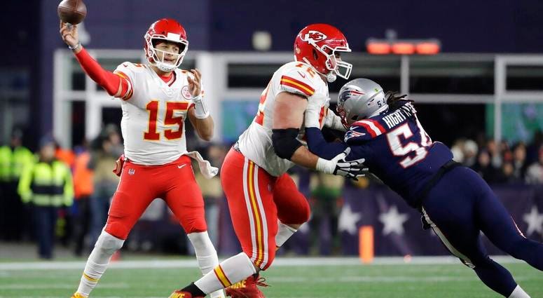 Kansas City Chiefs quarterback Patrick Mahomes Kansas City Chiefs quarterback Patrick Mahomes