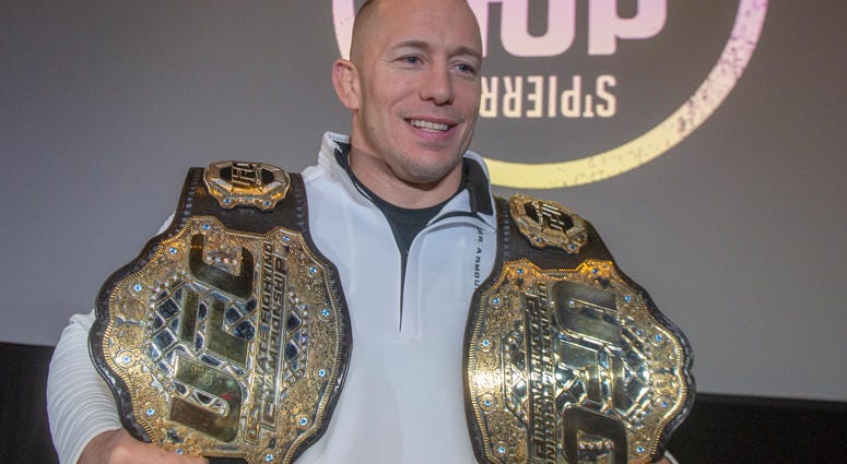 Canada's Georges St-Pierre Canada's Georges St-Pierre announces his retirement from mixed martial arts during a press conference in Montreal