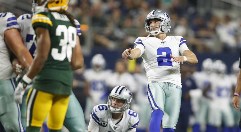 Dallas Cowboys kicker Brett Maher Dallas Cowboys kicker Brett Maher