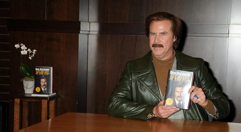 Actor Will Ferrell as Ron Burgundy Actor Will Ferrell as Ron Burgundy