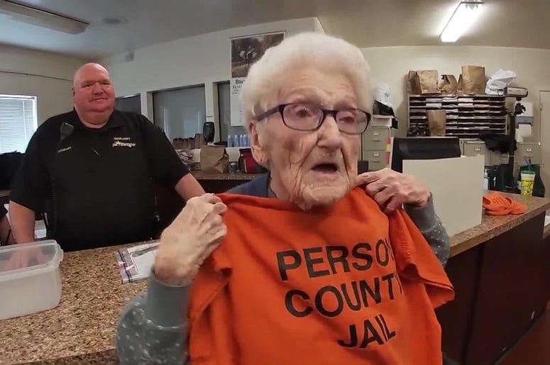 Great News: Meet the 100-Year-Old Arrested for Her Bucket List