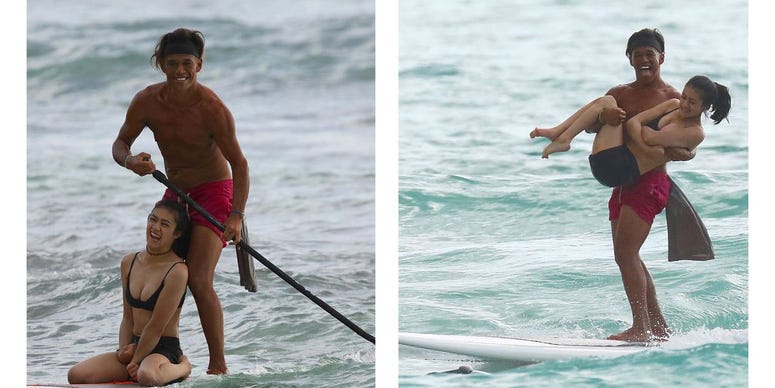 Great News: Kamalu Rosa surfs with Stephanie