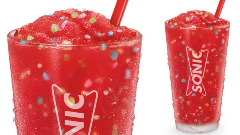 Sonic Red Berry Slush