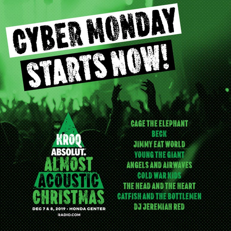 KROQXMAS Cyber Monday Night 1