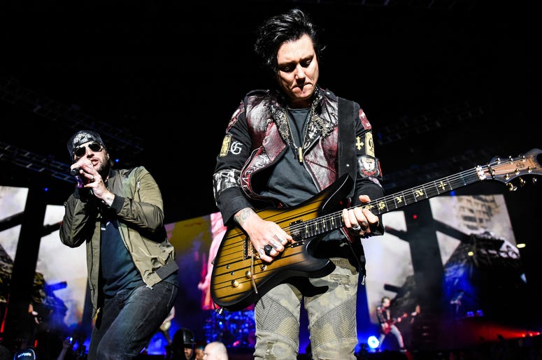 M. Shadows and Synyster Gates of Avenged Sevenfold M. Shadows and Synyster Gates of Avenged Sevenfold