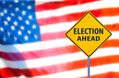 Election Ahead Sign