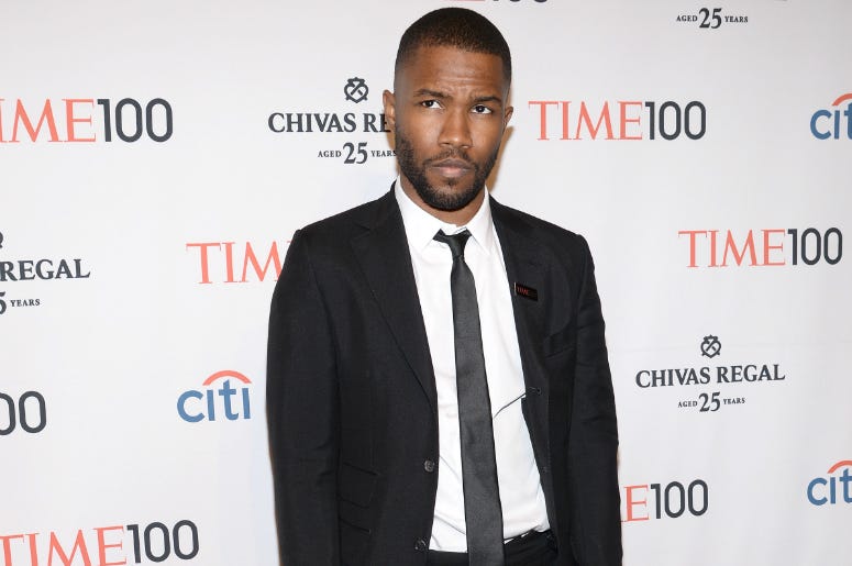 Frank Ocean attends the TIME 100 Gala. Frank Ocean