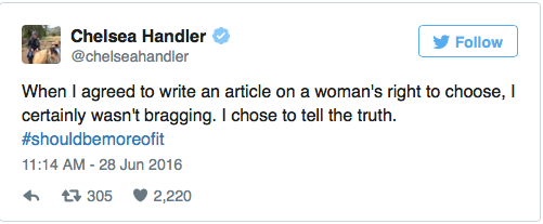 Chelsea Handler Tweet