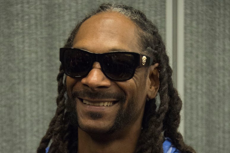 February 4, 2016; San Jose, CA, USA; Recording artist Snoop Dogg during a press conference prior to Super Bowl 50 at San Jose Convention Center. Mandatory Credit: Kyle Terada-USA TODAY Sports