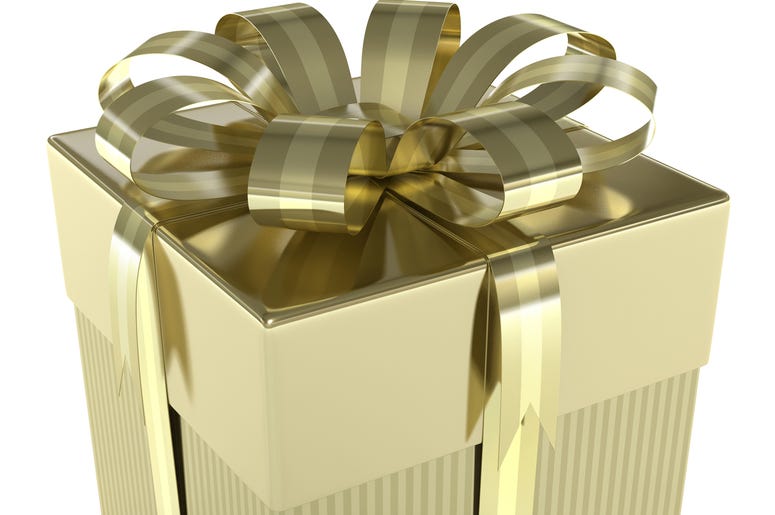 Gold Gift Box