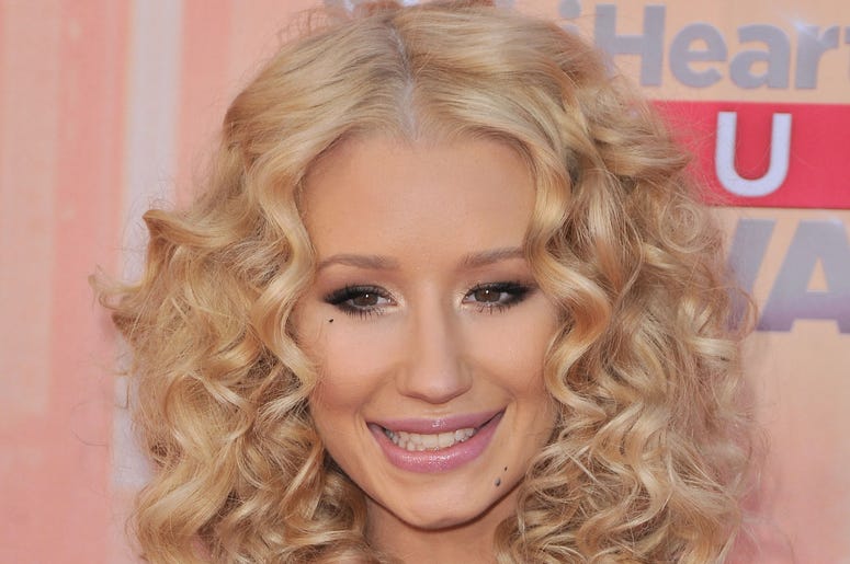 ggy Azalea arrives at the 2015 iHeartRadio Music Awards held at The Shrine Auditorium in Los Angeles, CA on Sunday, March 29, 2015. (Photo By Sthanlee B. Mirador)