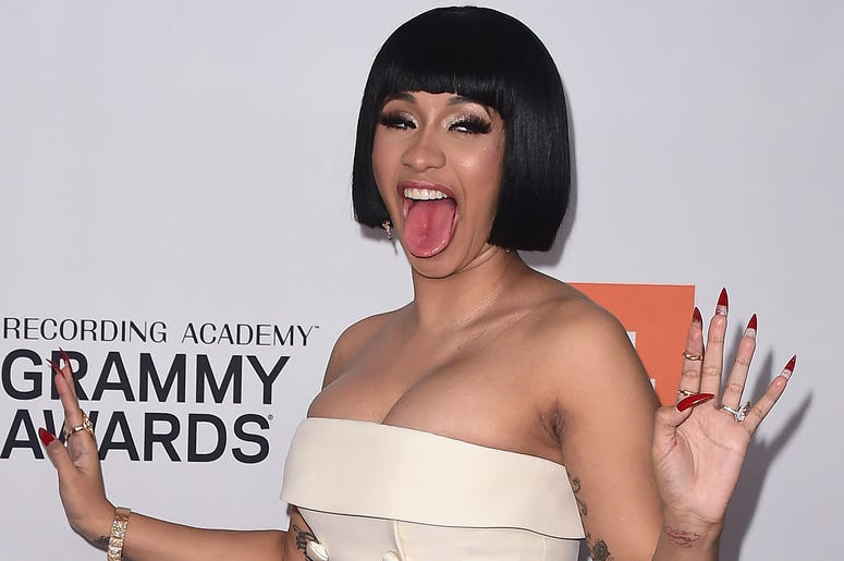 NEW YORK - JANUARY 27: Cardi B at the 2018 Clive Davis Pre-Grammy Gala at the Sheraton New York Times Square on January 27, 2018 in New York, New York. (Photo by Scott Kirkland/PictureGroup