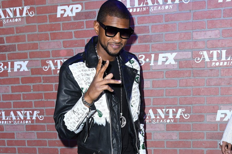 19 February 2018 - Los Angeles, California - Usher. FX's "Atlanta Robbin' Season" LA Premiere held at The ACE Hotel. Photo Credit: Birdie Thompson/AdMedia