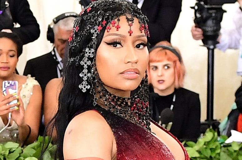 5/24/2018 - File photo dated 07/05/18 of Nicki Minaj, who has announced that her long-awaited new album has been delayed. (Photo by PA Images/Sipa USA) *** US Rights Only ***