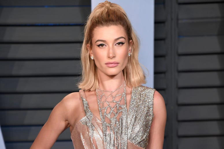 7/9/2018 - File photo dated 04/03/18 of Hailey Baldwin who is reportedly engaged to Justin Bieber after weeks of dating. (Photo by PA Images/Sipa USA) *** US Rights Only ***