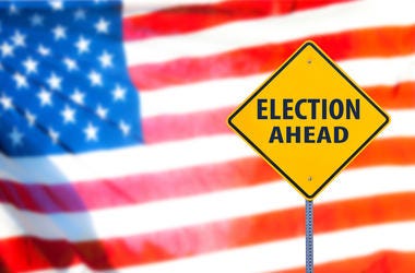 Election Ahead Sign