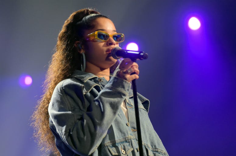 Ella Mai performs onstage in 2018 Ella Mai performs onstage in 2018