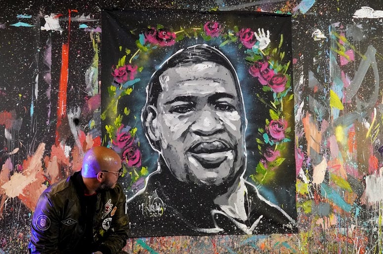 David Garibaldi George Floyd Mural