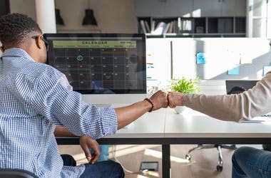 Work Fist Bump