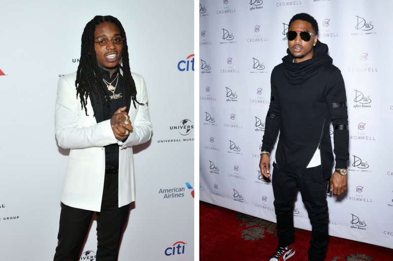 Jacquees attends the Universal Music Group 2018 Grammy After Party at Spring Studios in New York, NY on January 28, 2018 / Trey Songz Delivers First-Ever Performance of New Mixtape To Whom It May Concern with Full Band at Drai’s Nightclub at The Cromwell Jacquees attends the Universal Music Group 2018 Grammy After Party at Spring Studios in New York, NY on January 28, 2018 / Trey Songz Delivers First-Ever Performance of New Mixtape To Whom It May Concern with Full Band at Drai’s Nightclub at The Cromwell