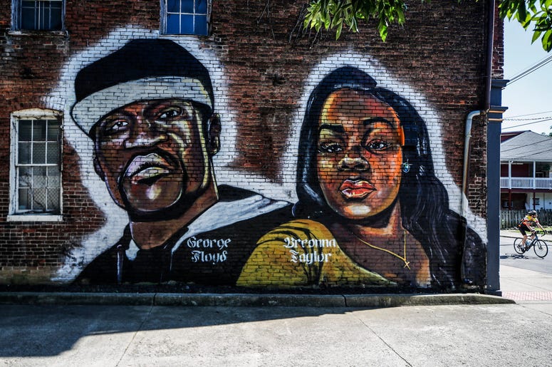 George Floyd Breonna Taylor Mural