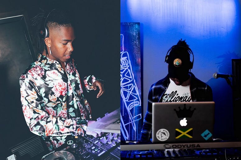 Up-and-Coming DJ Priince Harry Denzel Harry also known as "Priince Harry" mixing in Sacramento