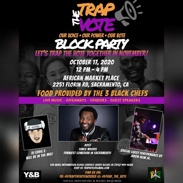 Trap The Vote Flyer