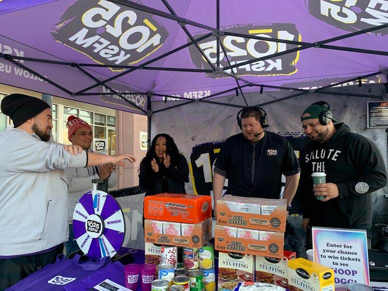 KSFM's Second Annual Thanksgiving Food Drive