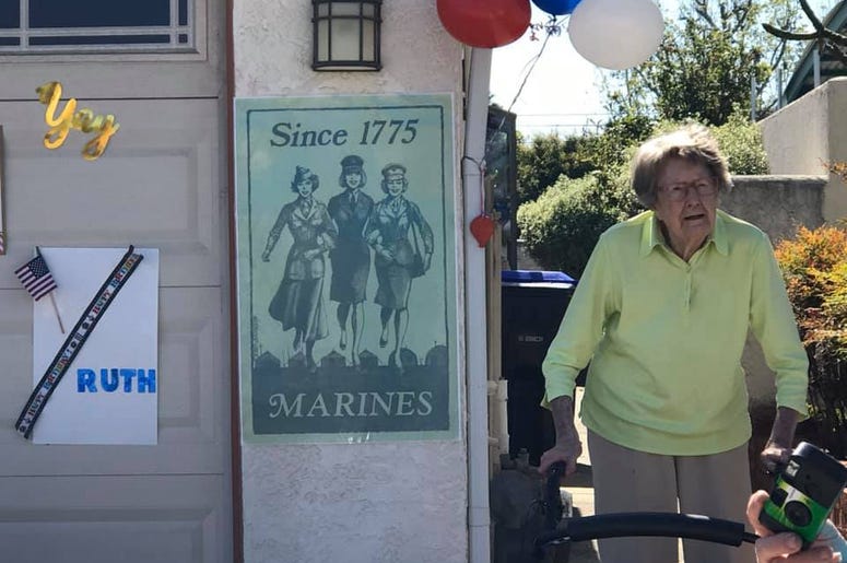 104 year old marine